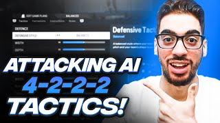 INSANE AI MOVEMENT! 20-0 META 4222 FORMATION & CUSTOM TACTICS | FC 24 ULTIMATE TEAM