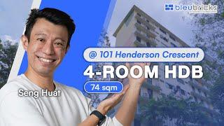 Singapore HDB | 101 Henderson Crescent - Ground Floor 4-Room HDB Home Tour | SOLD by PLB | Seng Huat