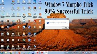 How to install Morpho Biometric In Window 7 || Device Registration Failed !! Press OK to retry