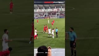 Momen Pelanggaran Keras Ke Rafael Struick Di Kotak Penalty Jordania. Penalti Untuk Timnas Indonesia