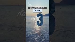 Healthy Habits Week DAY 3 ‍️ #Silence #Shorts #HealthAndWellness #SelfCareTips #HealthyHabits