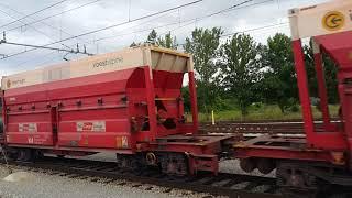 Innofreight RockTainer ORE train Slovenske Zeleznice at Divaca