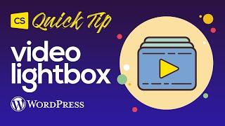 How to Create a Video Lightbox in WordPress with the Cornerstone Builder