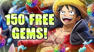 150 FREE GEMS! HOW TO GET THEM (ONE PIECE Treasure Cruise)