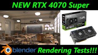 RTX 4070 Super | Rendering Benchmarks in Blender!