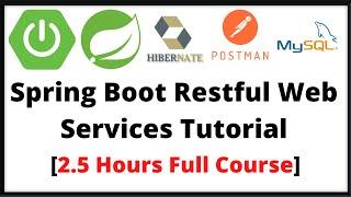 Spring Boot Restful Web Services Tutorial | Full Course  | REST API | Spring Boot for Beginners
