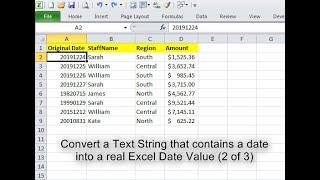 JS Excel Dates Lesson 02