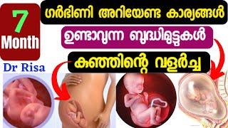 7 month Pregnancy Malyalam|Pregnancy Month by Month|Pregnacy Care