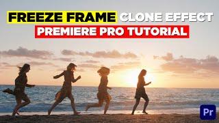 Freeze Frame Clone Effect Premiere Pro | Freeze Frame Effect Tutorial