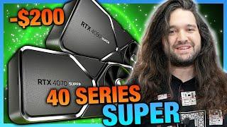 NVIDIA RTX 4080 Super, 4070 Ti Super, & 4070 Super Official Specs, Price, & Release Dates