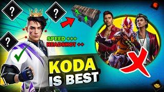 NEW "KODA CHARACTER"  ABILITY TEST || FREE FIRE BEST CHARACTER AFTER UPDATE  FF BEST CHARACTER