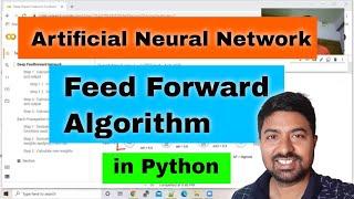 Feed Forward Algorithm in Python | Deep Neural Network | Artificial Neural Network Calculations