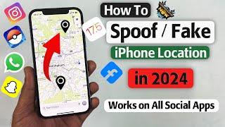 How to Spoof/Fake Location on iPhone 2024, works for Pokemon Go and All Social Apps