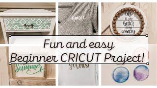 CRICUT EXPLORE AIR 2 AND EASY PRESS 2 TUTORIALS FOR BEGINNERS | CRICUT DIY PROJECTS