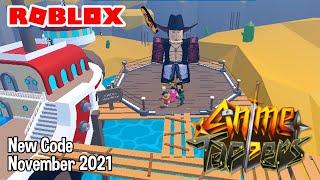 Roblox Anime Tappers New Code November 2021