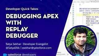 Debugging Apex with Replay Debugger | Developer Quick Takes