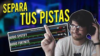 COMO SEPARAR TUS PISTAS DE AUDIO EN OBS STUDIO