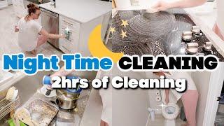 RELAXING NIGHTTIME CLEAN WITH ME | CLEAN WITH ME AFTER DARK | NIGHTLY CLEANING ROUTINE 2021