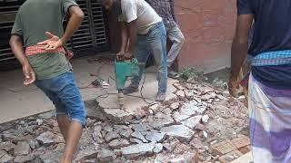 Cement Concrete cutting | ঢালাই কিভাবে কাটে