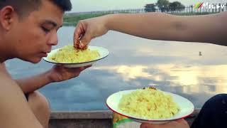 Burmese Fragrant Rice  with simplest chilli recipe/ ထမင်းဆီဆမ်း ငရုတ်သီးကြော်နဲ့ ရေနွေးချဥ်စပ်