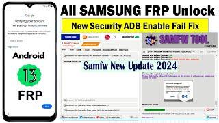 Samfw FRP Tool || Samsung One-Click Frp bypass || Android 11/12/12/13