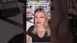 Summer at Sephora Part 2 #sephora #retail #kids #fyp #skit #pov #customerservice #funny