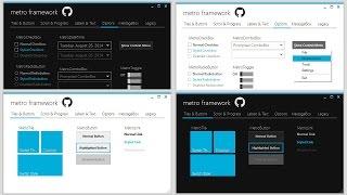How To Use Metro Framework Metro Style Manager