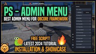 [QBCore] PS-Admin Menu - Installation | Free QBCore Framework Script | FiveM Admin Menu Script