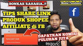 Bongkar !!  Tips Cara Share Link Produk Shopee Affiliate Di Market Place Facebook