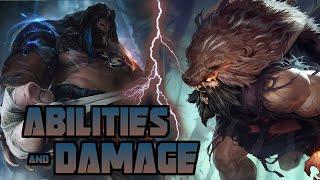 OLD UDYR VS NEW UDYR REWORK  | ABILITIES AND DAMAGE COMPARISON