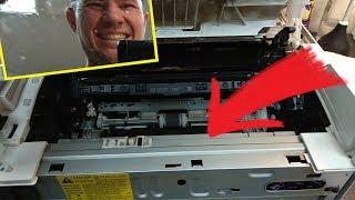 HP M132 does not print | Almost clean sheets