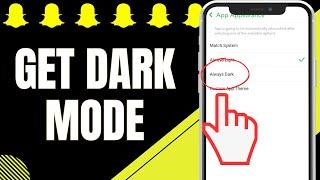 How to Get Dark Mode On Snapchat 2025 | iOS & Android