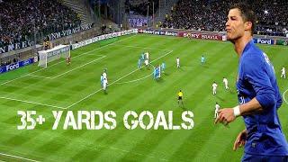 CRISTIANO RONALDO: 35+ YARD GOALS | Best Long Range Goals Of CR7