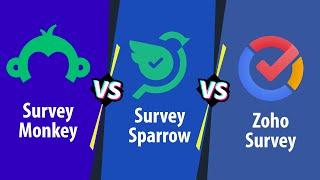 SurveyMonkey vs SurveySparrow vs Zoho Survey: Which one is the best for you?