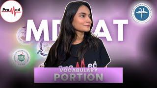 Ace your Vocabulary Portion ‍ | MDCAT 2024 - PreMed.PK