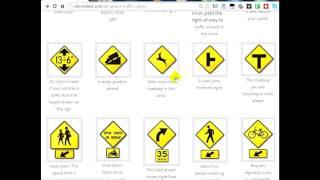 DMV Virginia traffic signs | DMVVATEST.com