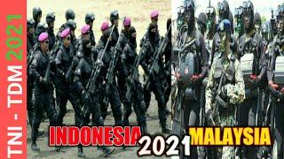 UKUR KEKUATAN MILITER INDONESIA - MALAYSIA 2021