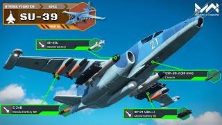 New Gacha Strike Fighter Su-39 Review and Gameplay | Modern Warships