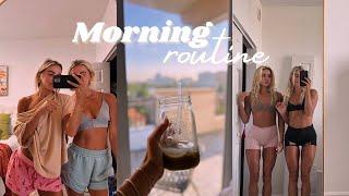 REALISTIC SUMMER MORNING ROUTINE *productive & healthy habits* Cavinder Twins