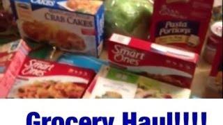 GROCERY HAUL!! Weight Watchers Points Plus & Low Calorie Food Haul -  Shopping List Ideas!!! #2