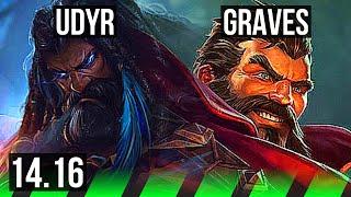 UDYR vs GRAVES (JGL) | 74% winrate, 11/2/8 | EUW Master | 14.16