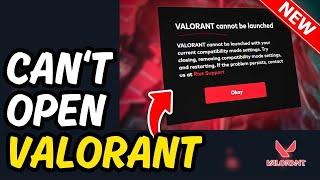 Fix Valorant Not Launching Error || Couldn't Start Solution || Valorant Not Opening