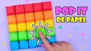  POP IT DE PAPEL - Cómo hacer tu propio Pop It Casero DIY Fidget Toys! 