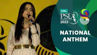 The national anthem of Pakistan sung by Aima Baig  | HBL PSL 8 | MI2T