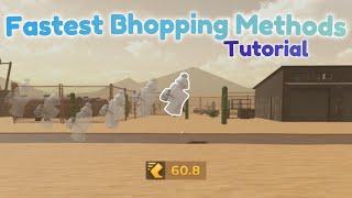 Fastest Bhopping methods Tutorial | Flick hopping, Hitbox hopping, etc