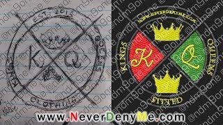 Digitizing An Embroidery Logo From A Sketch  | www.NeverDenyMe.com