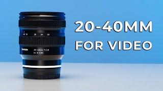 Tamron 20-40mm F2.8 Review For Video