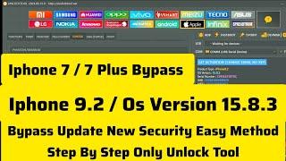 Iphone 7 / 7 plus Bypass os version 15.8.3 by unlock Tool new update Easy Method 100% Working