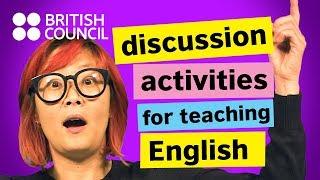 Discussion activities for teaching English