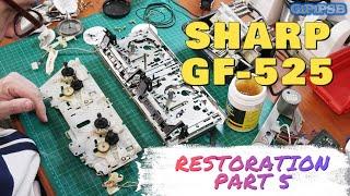 Boombox Sharp Gf-525 Ghettoblaster Restoration - Part 5 Tapes Mechanic